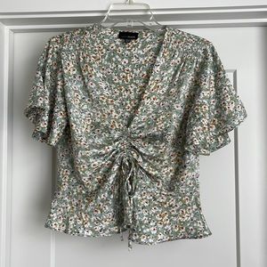 Lucy Paris Jac Floral Top - Green